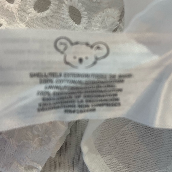 NWT Koala Kids Toddler Girl 2T Short Set Lace White Top Jean Cotton Frilly - Picture 8 of 12